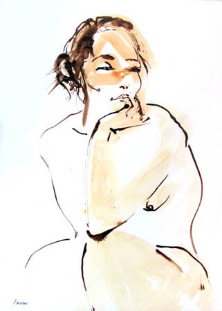 femme-assise-souriante